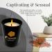 Elevated Amber & Sandalwood Soy Candle | 9.1oz | Long Burning 70h | Essential Oils in Glass Jar | International Shipping Available - Buy Online on GoSupps.com