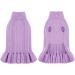 Shop Cute Dog & Cat Sweaters | Knitted Classic Pet Clothing for Small Dogs & Cats | XS Purple Dog Sweater Dress - Buy Online on GoSupps.com