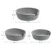 Goodpick 3-Pack Small Woven Storage Baskets - Grey | Ideal for Living Room, Bathroom, and Baby Toys | Gift Baskets for Home Organization - Buy Online on GoSupps.com