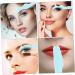 Didiseaon 4pcs Silicone Beauty Ruler Mold Makeup Kit for Girls Eye Girl Makeup Tools Make up Cosmetics Travel - Buy Online on GoSupps.com