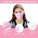 CB-Beautiful 100 Pcs Pink Disposable 3 Ply Earloop Face Masks for Adults - Buy Online on GoSupps.com