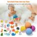 Kids Bath Bombs with Surprise Inside - 20 Pack Gift Set for Girls and Boys | Handmade Fizzies Spa Balls for Children - Birthday, Christmas, Easter Day - Buy Online on GoSupps.com