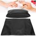 Nail Art Hand Mat Craftsmanship No Fading ZipperHidden Zipper Good Rebound Manicure Hand Holder Salon Shop for Home Black - Buy Online on GoSupps.com