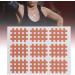 10pcs Muscle Tape Spiral Cross Elastic Rayon Breathable Sports Tape for Knee Shoulder(Skin Color 1 Piece 9 Stickers) - Buy Online on GoSupps.com