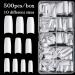 AORAEM White French Tips 500Pcs - Press On Fake Nails for Acrylic Nails - Buy Online on GoSupps.com