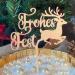 Merry Christmas Wooden Cake Topper - Festive Cake Decoration for Holiday Celebrations - Buy Online on GoSupps.com