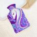 Purple Unicorn Hot Water Bottle with Plush Cover | Cozy Hand Warmer for Adults & Kids | 26.5x15.3cm - International Shipping Available - Buy Online on GoSupps.com