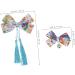 FRCOLOR 2 Pairs hairpin bow hair accessories tassel hair accessories hair catch barrette traditional tassel barrettes pearl bow clips for women child polyester ponytail Princess - Buy Online on GoSupps.com