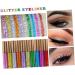 FOMIYES Glitter Eyeliner 10pcs Liquid Eyeliner Shinny Eyeliner Shiny Eyeshadow Eye Shadow Sequins Liquid Eyeshadow - Buy Online on GoSupps.com