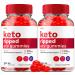 (2 Pack) Keto Ripped ACV Gummies - Advanced Ripped Keto + ACV Weight Management Gummies Apple Cider Vinegar Ripped ACV Gummies Dietary Supplement Reviews Extra Strength (120 Gummies)