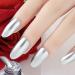 Metallic Silver Nail Polish Metal Nail Polish Mirror Nail Varnish Quick Drying Metallic Effect Nail Art Polish Long Lasting Non-Peelable Magic Mirror Gel Nail Polish No UV Needed - Buy Online on GoSupps.com