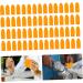 FRCOLOR 100pcs Anti-Slip Finger Cots | Fingertip Covers & Thumb Caps - Travel Size & Anti-Static | Orange 6.5x2.4x0.5CM - Buy Online on GoSupps.com