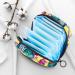 Buy Women's Binding Pocket Flower Bags | Peacock Design Tampon Storage & Multipurpose Zip Pockets for Menstruation International Shipping Available - Buy Online on GoSupps.com