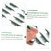 DOITOOL 4 pairs Eyelid Liners Eyelash Eyeliner Line Self-adhesive D Sticker Makeup Waterproof 1 count (Pack of 1) Green - Buy Online on GoSupps.com