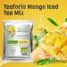 Teaforia Mango Iced Tea Mix (1kg) - Refreshingly Fruity & Delicious | Ideal for Iced Tea & Bubble Tea | Vegan & Natural Ingredients - Buy Online on GoSupps.com