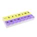 EZY DOSE Weekly (14-Day) Pill Case Medicine Planner Vitamin Organizer Large Snap Compartments Easy-To-Open BPA Free Color May Vary BPA Free Color May Vary Large (14-Day)