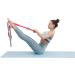 KerKoor Yoga Stretch Strap with Multi Loops for Physical Therapy, Pilates, Dance - Rose - Buy Online on GoSupps.com