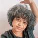 Grey Kinky Curly Bob Human Hair Wig - Old Lady Style | 180% Density - Buy Online on GoSupps.com