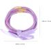 Ciieeo 1pc Ribbon Glitter Bracelet Filled Soft Bracelet Bowknot Bangle Bracelet Jelly Bracelets for Girls Accessories for Men Creative Bracelet Christmas Socks Plastic Man Purple Simple Purple 7.5x7.5cm - Buy Online on GoSupps.com