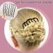 6-Piece Hair Side Combs Set for Updo Bun | Vintage U-Shape Hair Combs for Hairstyle | Hair Fork Clips Teeth Pins Stick Accessories - Buy Online on GoSupps.com