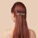 4PCS Silver Rhinestone Snap Hair Clips for Women - Shining Metal Hair Clips - Buy Online on GoSupps.com