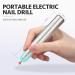 GAOY Electric Nail Drill - USB Nail File for Acrylic & Gel Nails Portable Efile with Bits Manicure & Pedicure Tools for Home & Salon - Silver - Buy Online on GoSupps.com