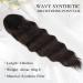 Hair Bun 24 Inch Synthetic Long Wavy Ponytail Drawstring Ponytail Extension Women Heat Resistant Fiber Hair Bun Hair Extension Hair Piece (Color : 1b) - Buy Online on GoSupps.com