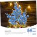 SilteD 20pcs Fake Berry Stem cutting branch Tree Branches For Decoration christmas tree decorations berry branch decorate artificial berry Foam wreath christmas DIY berries Blue 19X5X5CM - Buy Online on GoSupps.com