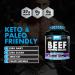 NXT Nutrition Beef Protein Isolate Powder 1.8kg - High Natural Amino Acids, Paleo Keto Friendly, Dairy & Gluten Free - Ice Blast Flavor - Buy Online on GoSupps.com
