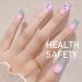 Acrylic Press On Nails False Nails Square Fake Nails with Glue Reusable Cute Press On Nails Gradient Flower Fake Nails with Designs Full Cover Medium Coffin - Buy Online on GoSupps.com