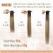 Ugeat Real Hair Balayage Tape Extensions - Brown & Light Blonde - 20 Pieces 30cm #4/6/613 - Perfect for Short Hair! - Buy Online on GoSupps.com