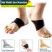 Miayoho Adjustable Plantar Fasciitis Bandage - Orthopedic Inserts for Flat Feet & High Arches (35-41 EU Black) | Pain Relief & Compression - Buy Online on GoSupps.com