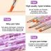 7-Piece Gel Nail Brush Set - Perfect for Gel & Acrylic Nail Art | UV Gel Brushes for Professional Manicure - Buy Online on GoSupps.com