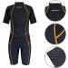 3mm Neoprene Shorty Wetsuit for Men & Women - Orange, Large - Buy Online on GoSupps.com