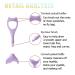 SILICONE Winged Eyeliner Stencil Mermaid Mascara Guard | Reusable Purple Eyelash Tool - Buy Online on GoSupps.com