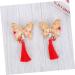 ibasenice 1 Pair Japanese-style Hairpin Tassels Barrettes Party Hair Clip Girl Barrettes Clip Kids Hair Side Clip Chinese New Year Hair Clips New Year Bobby Pin Filler Child Hanfu - Buy Online on GoSupps.com