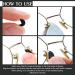 8 Pairs Soft Foam Self-Adhesive Nose Pads - Anti-Slip D Shape for Glasses/Sunglasses (Black) - Buy Online on GoSupps.com