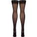 Truform Sheer Compression Stockings for Women - 8-15 mmHg Thigh High Black Medium (Pack of 2) - International Shipping Available - Buy Online on GoSupps.com