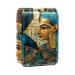 Travel Lipstick Organizer Case Lipstick Case Portable Makeup Bag With Mirror Vintage Egyptian Painting Women S013k5jsjc