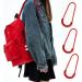 Honbay 10-Pack U-Shaped Nylon Zipper Fans - Durable Replacement for Backpacks Luggage Clothing (Red) | International Shipping Available - Buy Online on GoSupps.com