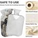 Luxury Marble Hot Water Bottle with Cover - Pain Relief & Heating Bag for Pregnant Women - 1L International Shipping - Buy Online on GoSupps.com