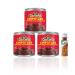 3x La Costena Chipotle Peppers In Adobo Sauce 7Oz Can - 199g bundle with Tajin Clasico Mexican Seasoning With Lime 10g (Pack of 3+1)