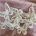12pcs Double Layer Organza Butterfly Lace Trim for DIY Crafts - White - Buy Online on GoSupps.com
