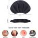 Soft Mesh Heel Grips Pads for Loose Shoes - 4 Pack (Black) - Buy Online on GoSupps.com