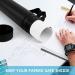 DEWEL Poster Tubes with Strap Extendable Tube for Blueprint Holder Water-Resistant Art Storage Drafting Transport Tube Expands from 22 to 34 inches Black/Brown 3 Packs - Buy Online on GoSupps.com
