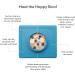 ezpz Happy Bowl (Blue) - Silicone Suction Bowl with Placemat for Toddlers - Dishwasher Safe - Buy Online on GoSupps.com