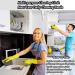 XANGNIER Thickened Magic Cleaning Cloth 8 Pcs - Lint Free & Reusable Microfiber Rag for Windows, Mirrors, Glass & Car Cleaning - Gray - Buy Online on GoSupps.com