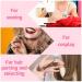 10-Piece Hair Parting Ring Set with Steel Rat Tail Comb - Pink/Silver Magnetic Wrist Pin Hair Parting Tool - Buy Online on GoSupps.com