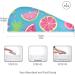 Rainbow Fruit Blue Hair Towel 2 Pack | Super Absorbent Quick Dry Hair Turbans for Women & Girls - Buy Online on GoSupps.com