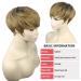Short Hair Pixie Cut Wig | Natural Black Synthetic Wigs for Women | Cute Short Pixie with Bangs | Straight Slight Layered Wavy | R2/30# Ombre - Buy Online on GoSupps.com